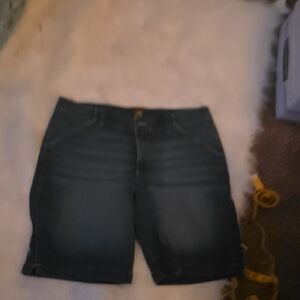 Lee Women's Dark Blue Jean Shorts